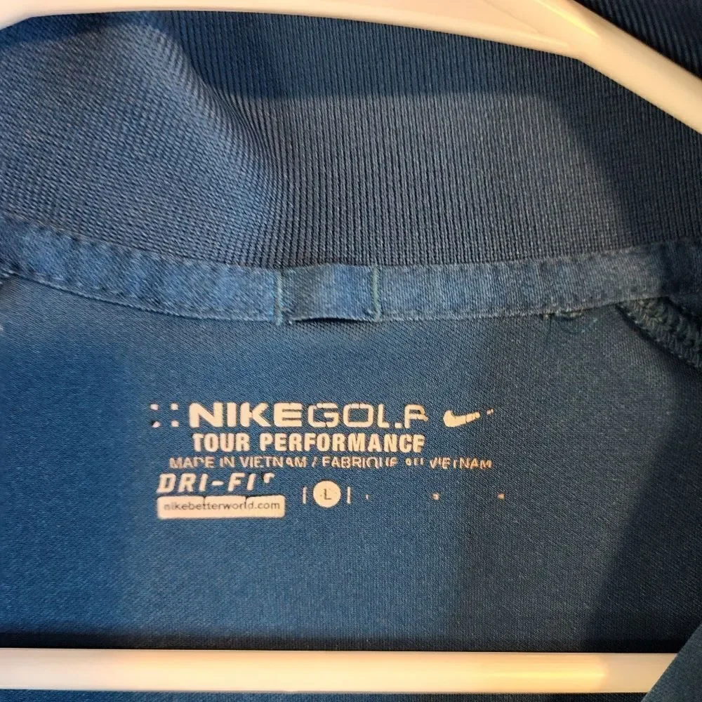 Men's Nike Dri-Fit golf Polo, size Large